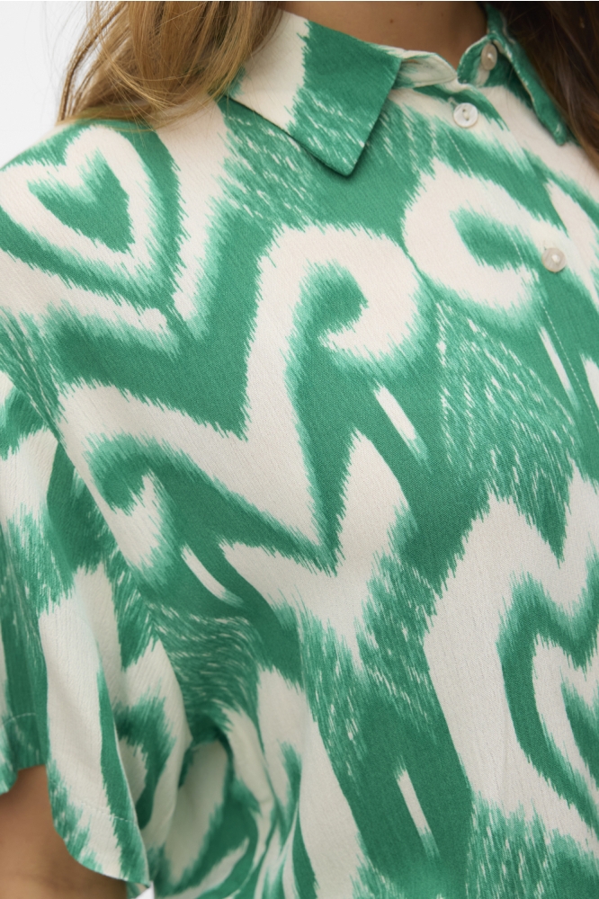 VMMENNY S/S SHIRT WVN GA 10324137 BOSPHORUS